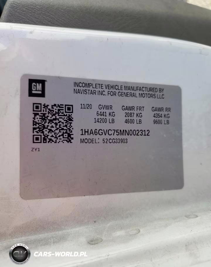 2021 Chevrolet Express G4500 VIN:1HA6GVC75MN002312 - 13