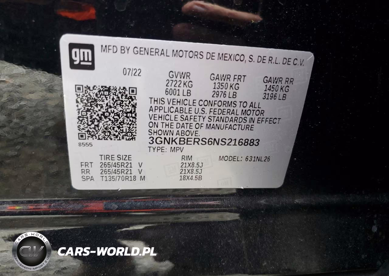 2022 Chevrolet Blazer Rs VIN:3GNKBERS6NS216883 - 12