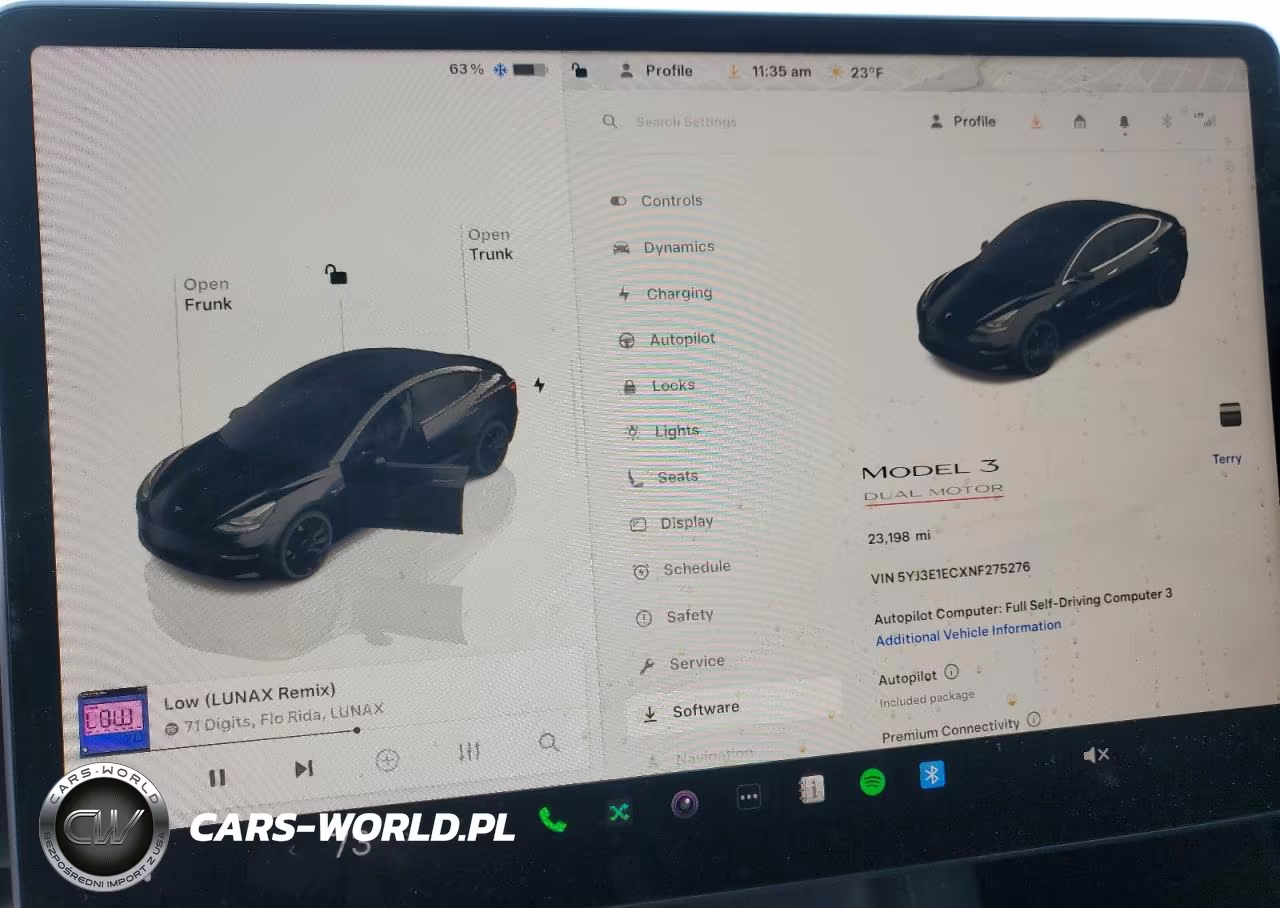 2022 Tesla Model 3 VIN:5YJ3E1ECXNF275276 - 9