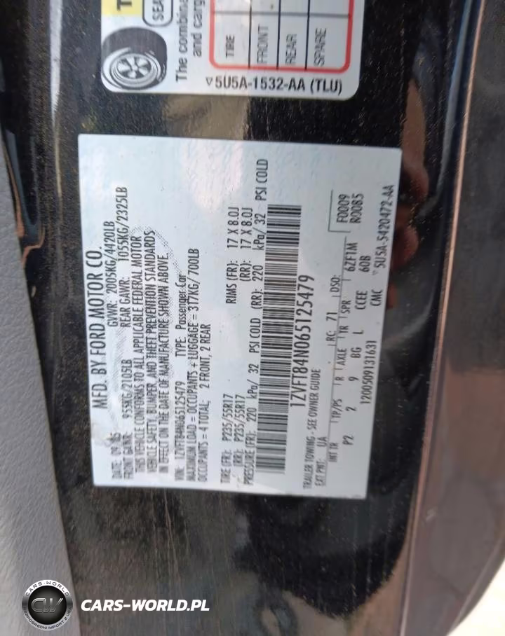 2006 Ford Mustang VIN:1ZVFT84N065125479 - 12