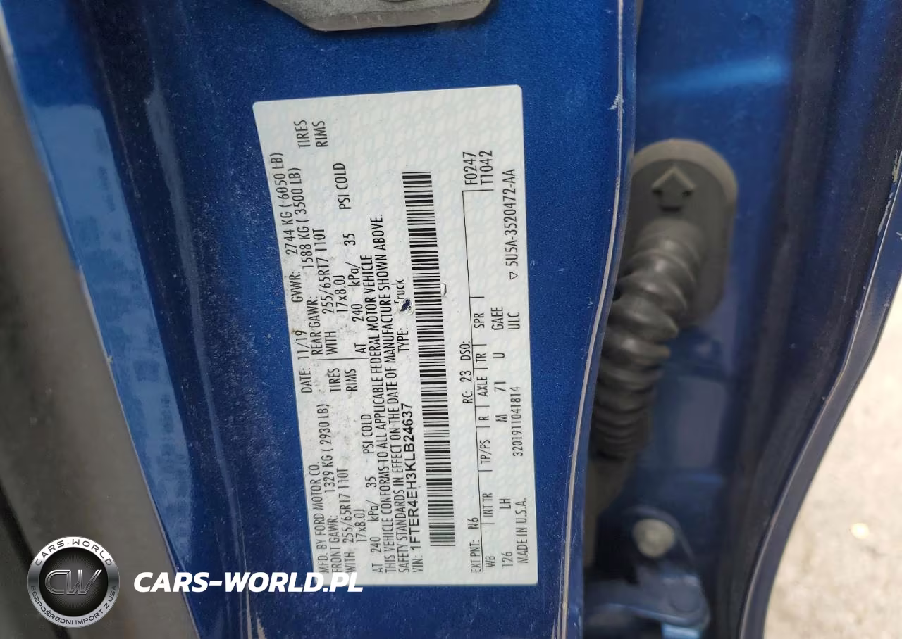 2019 Ford Ranger Xl VIN:1FTER4EH3KLB24637 - 12