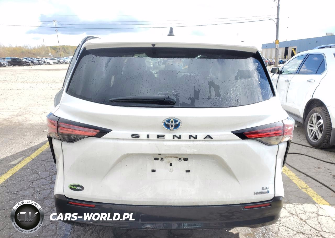 2022 Toyota Sienna Le VIN:5TDKRKEC1NS111366 - 6