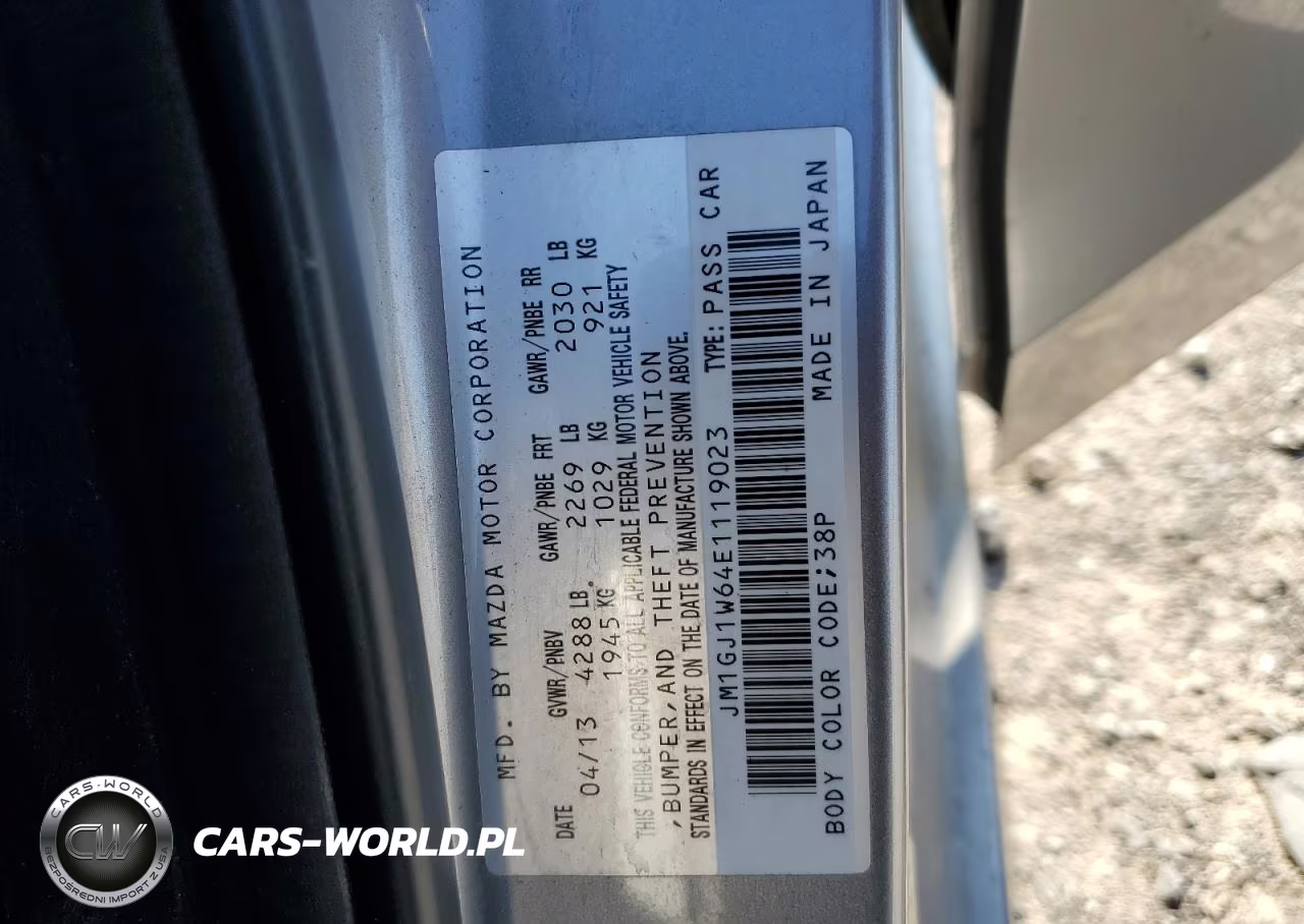 2014 Mazda 6 Grand Touring VIN:JM1GJ1W64E1119023 - 12