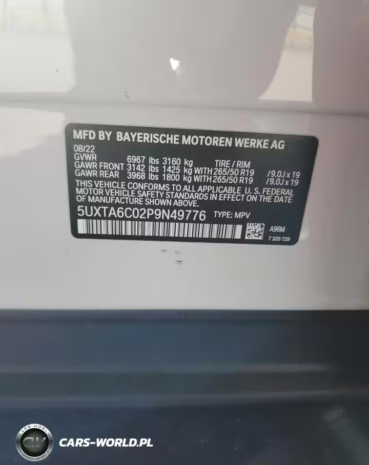 2023 BMW X5 xDrive45E VIN:5UXTA6C02P9N49776 - 13