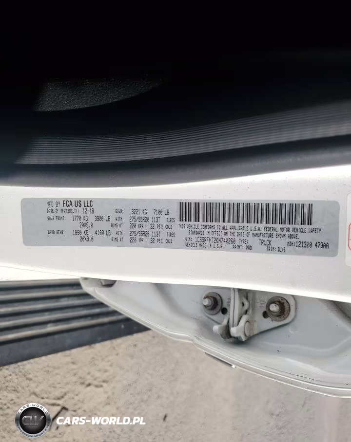 2019 Ram 1500 Limited VIN:1C6SRFHT2KN740260 - 12