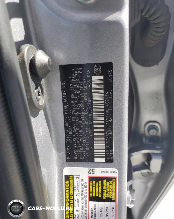 2022 Toyota Camry Se VIN:4T1G11AK4NU619407 - 13