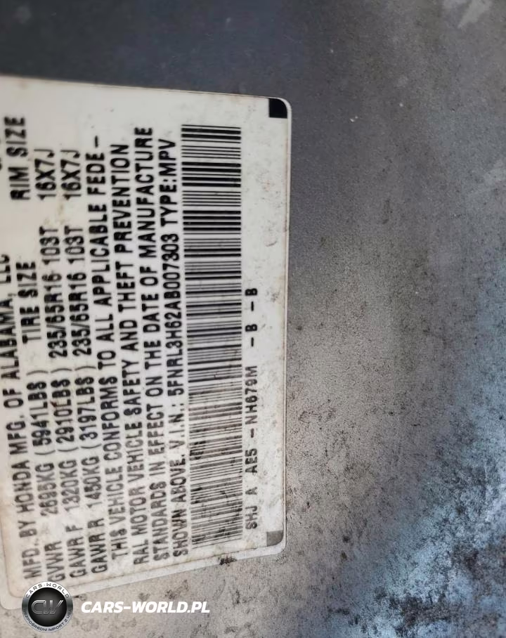 2010 Honda Odyssey Exl VIN:5FNRL3H62AB007303 - 13