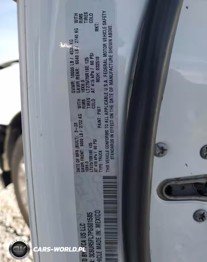 2023 Ram 2500 Laramie VIN:3C6UR5FL7PG601585 - 12