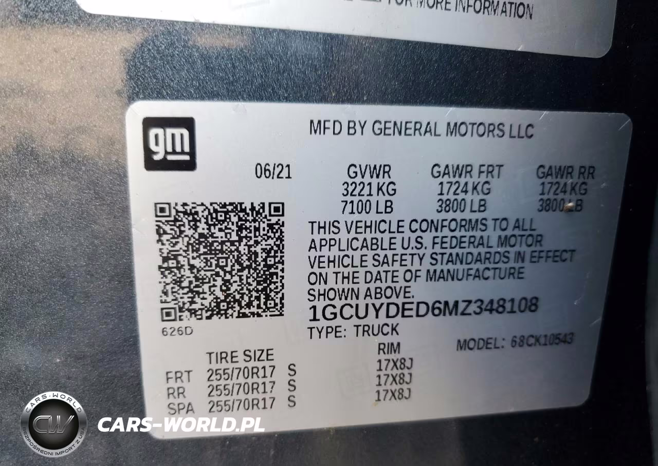 2021 Chevrolet Silverado K1500 Lt VIN:1GCUYDED6MZ348108 - 12