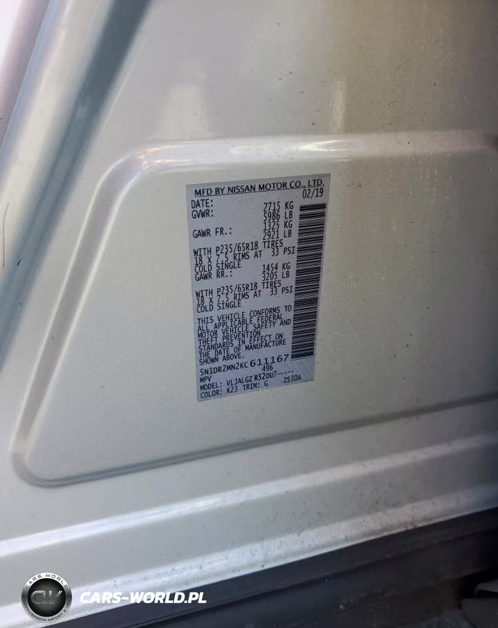 2019 Nissan Pathfinder S VIN:5N1DR2MN2KC611167 - 12