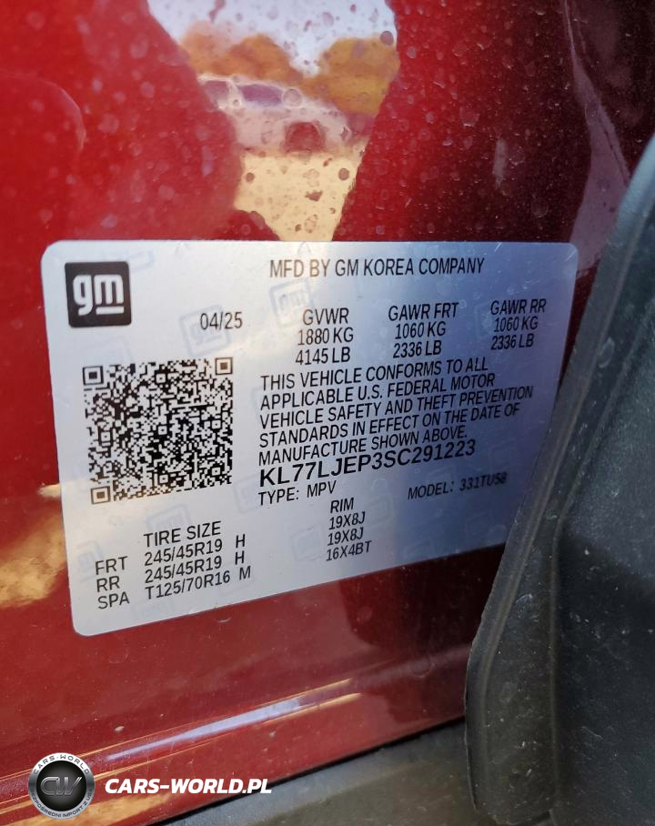 2025 Chevrolet Trax 2Rs VIN:KL77LJEP3SC291223 - 13