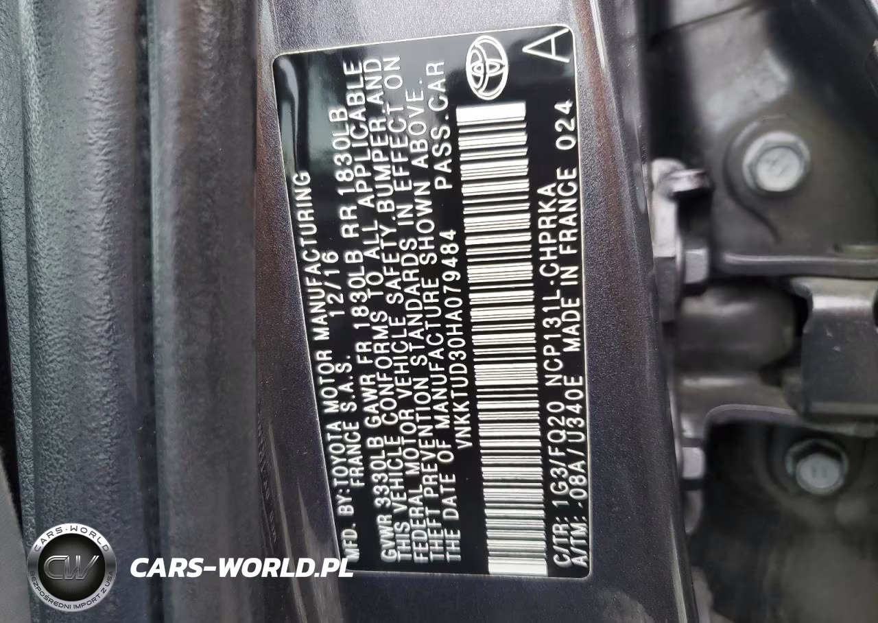 2017 Toyota Yaris 5-Door L Fleet VIN:VNKKTUD30HA079484 - 12