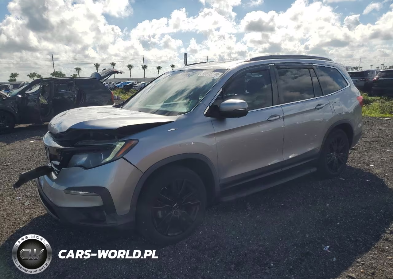 2021 Honda Pilot Se VIN:5FNYF5H23MB004331 - 1