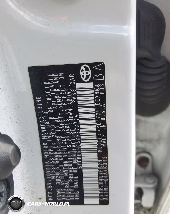 2019 Toyota Corolla Le VIN:5YFBURHE5KP877724 - 13