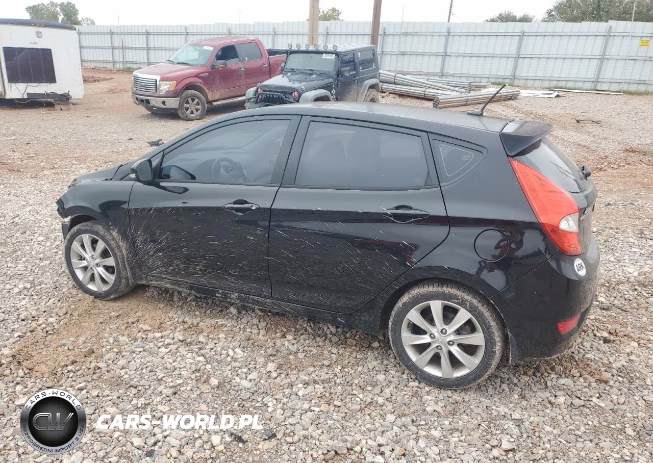 2014 Hyundai Accent Gls VIN:KMHCU5AE1EU163647 - 2