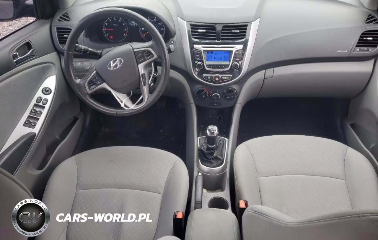 2014 Hyundai Accent Gls VIN:KMHCU5AE1EU163647 - 8
