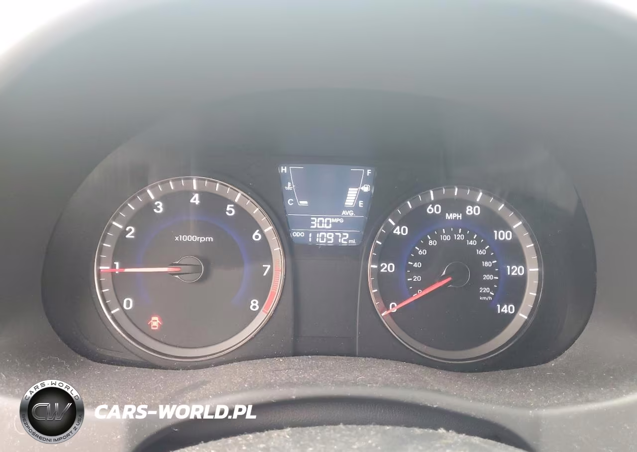 2014 Hyundai Accent Gls VIN:KMHCU5AE1EU163647 - 9