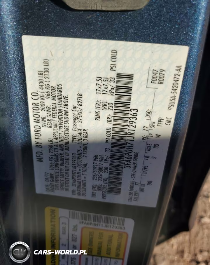 2018 Ford Fusion VIN:3FA6P0H71JR129363 - 12