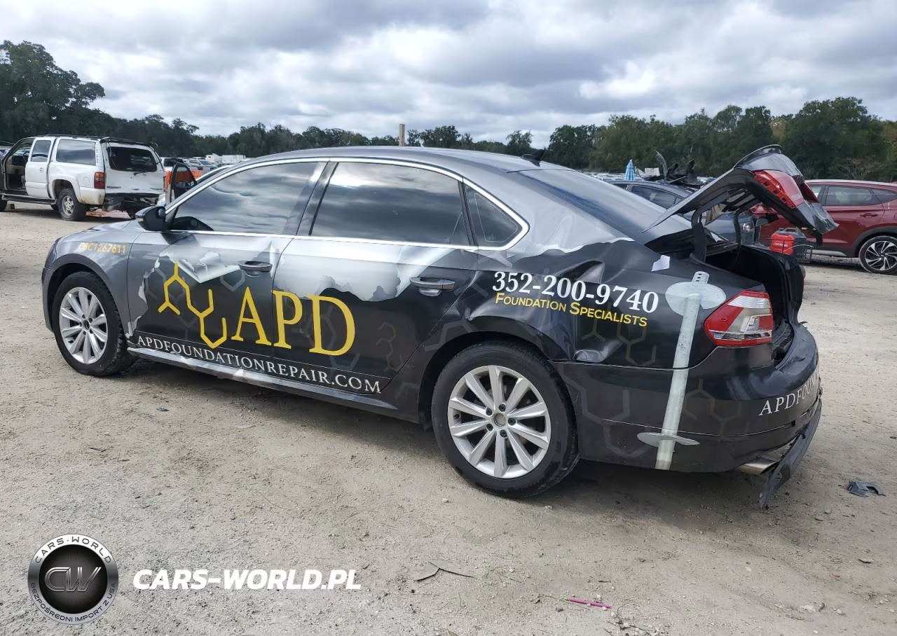 2012 Volkswagen Passat Sel VIN:1VWCP7A30CC082225 - 2