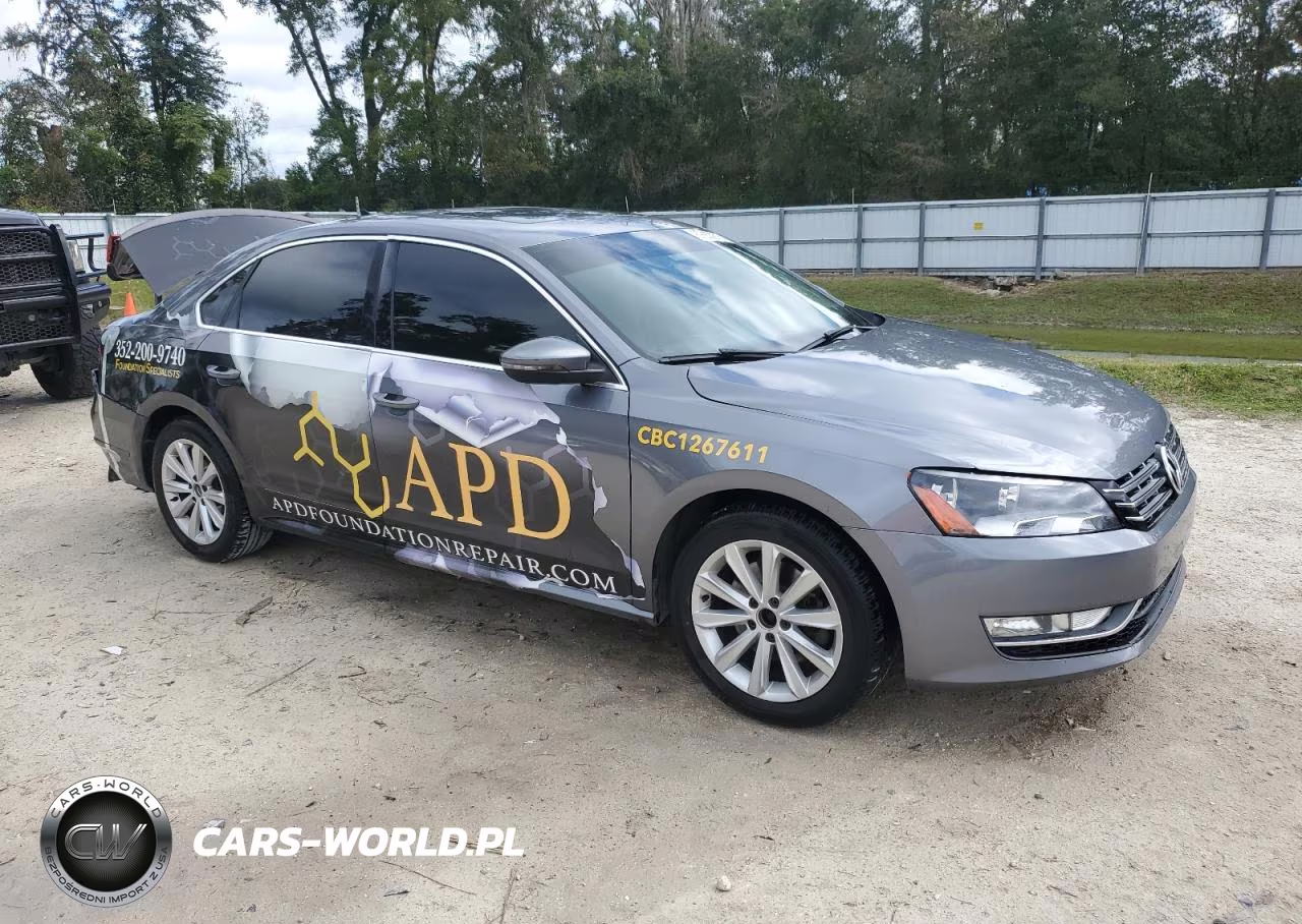 2012 Volkswagen Passat Sel VIN:1VWCP7A30CC082225 - 4