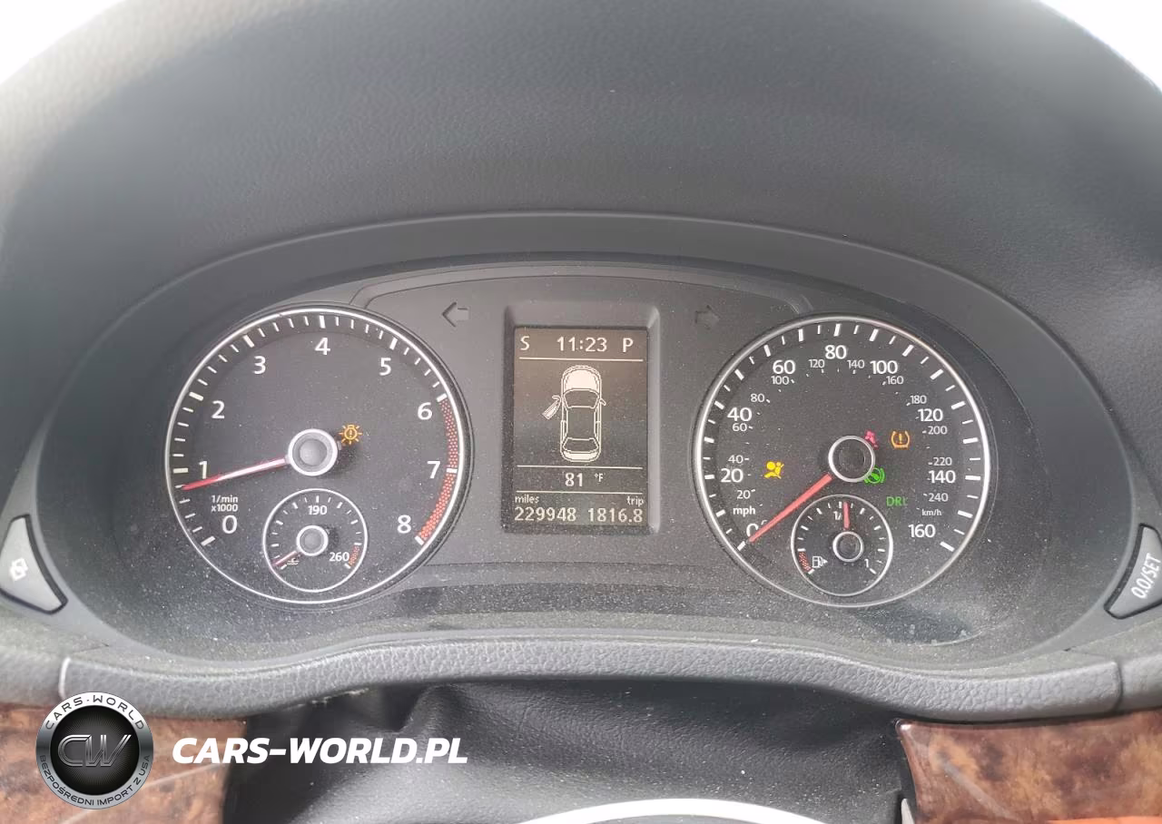2012 Volkswagen Passat Sel VIN:1VWCP7A30CC082225 - 9