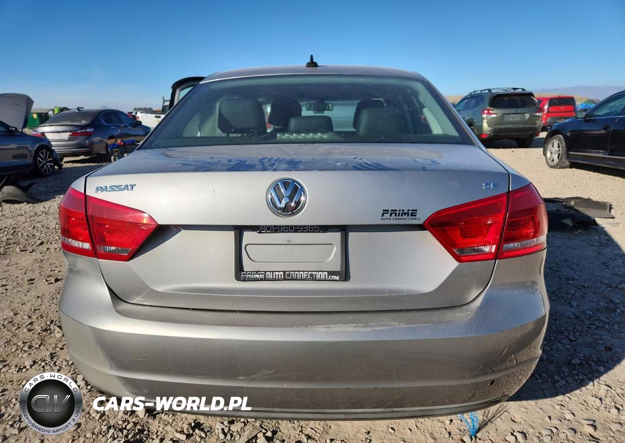 2013 Volkswagen Passat Se VIN:1VWBP7A31DC025254 - 6