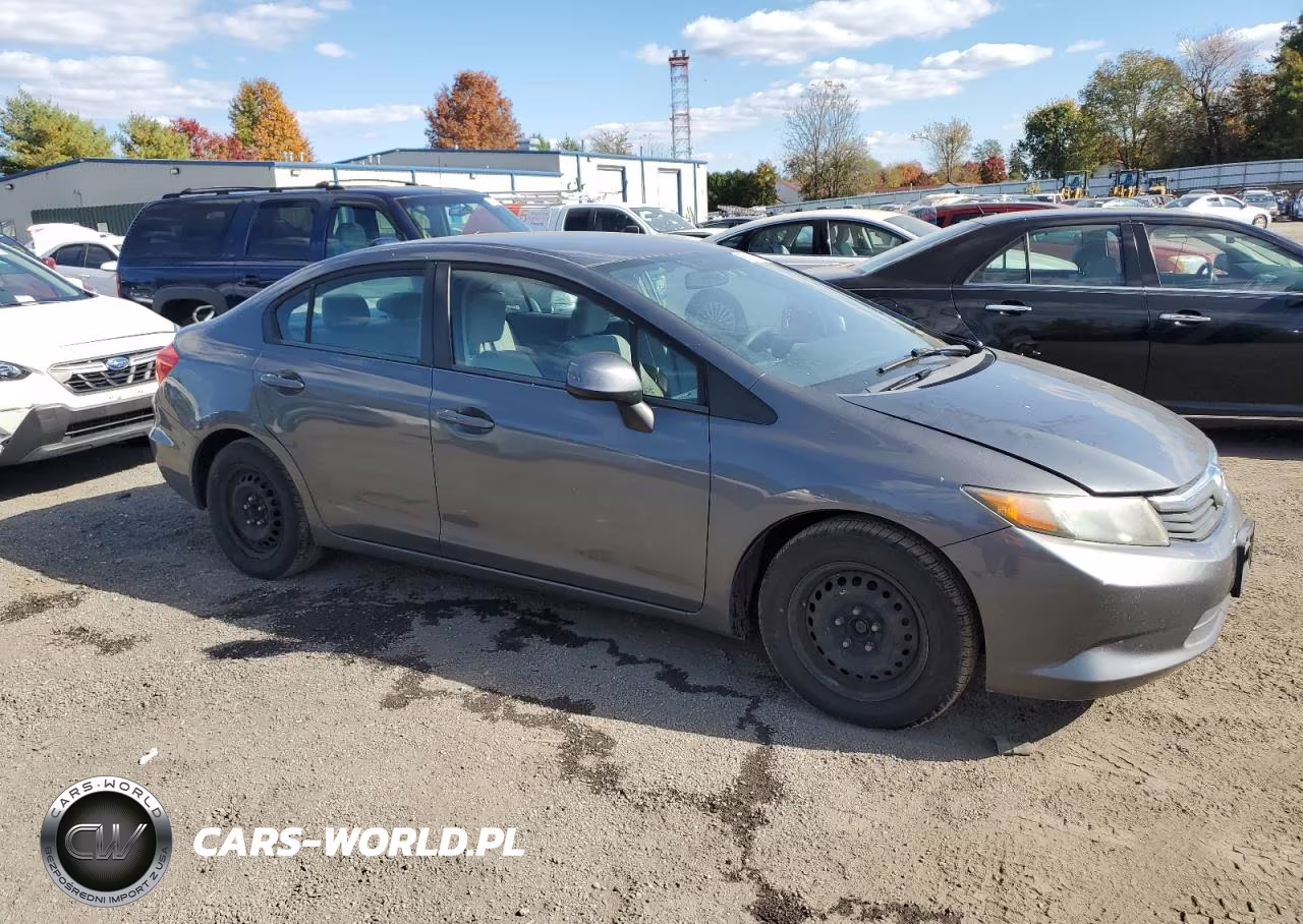 2012 Honda Civic Lx VIN:19XFB2F59CE379319 - 4