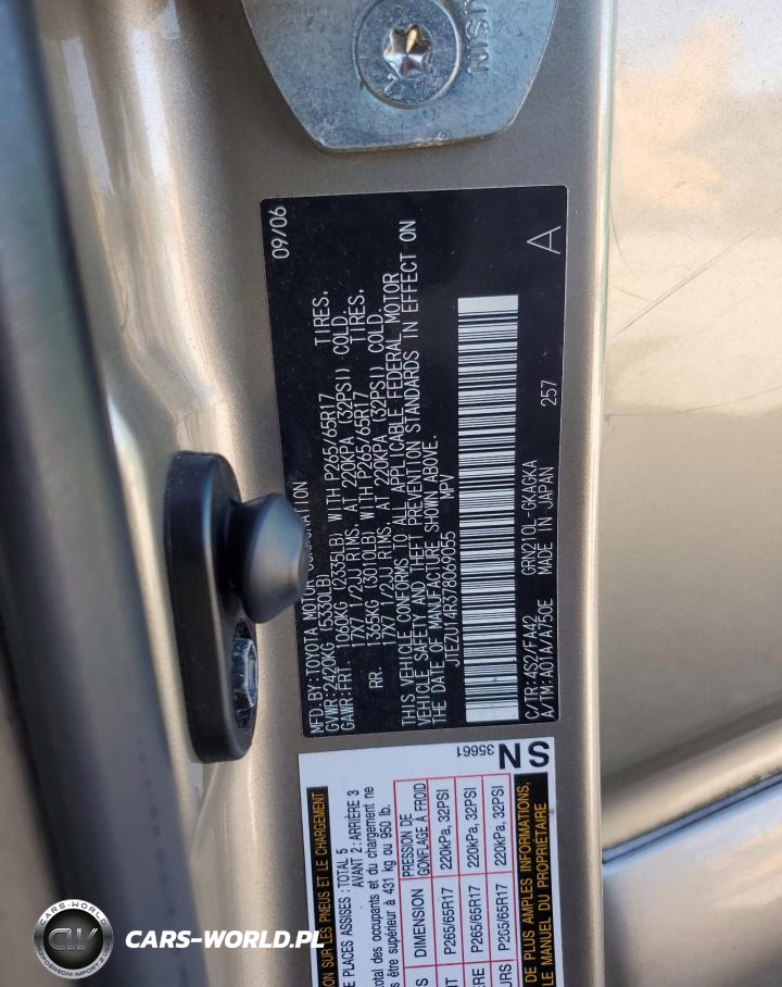 2007 Toyota 4Runner Sr5 VIN:JTEZU14R378069055 - 13