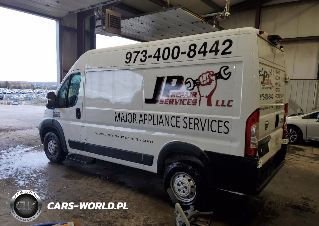 2019 Ram Promaster High Roof VIN:3C6TRVBG1KE549797 - 2