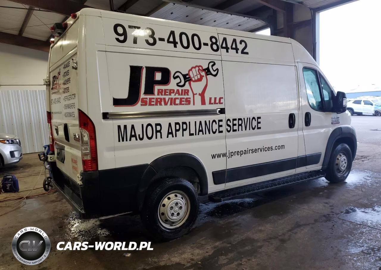2019 Ram Promaster High Roof VIN:3C6TRVBG1KE549797 - 3