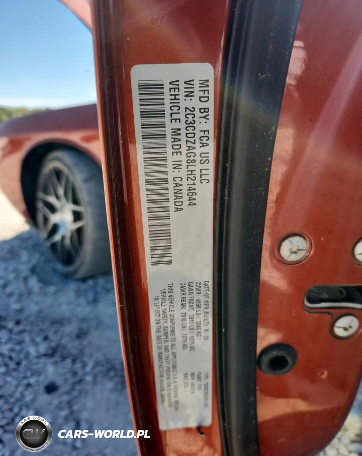 2020 Dodge Challenger Sxt VIN:2C3CDZAG8LH214644 - 12