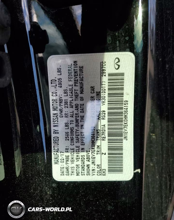 2017 Infiniti Q60 Premiu VIN:JN1EV7EK0HM364159 - 12