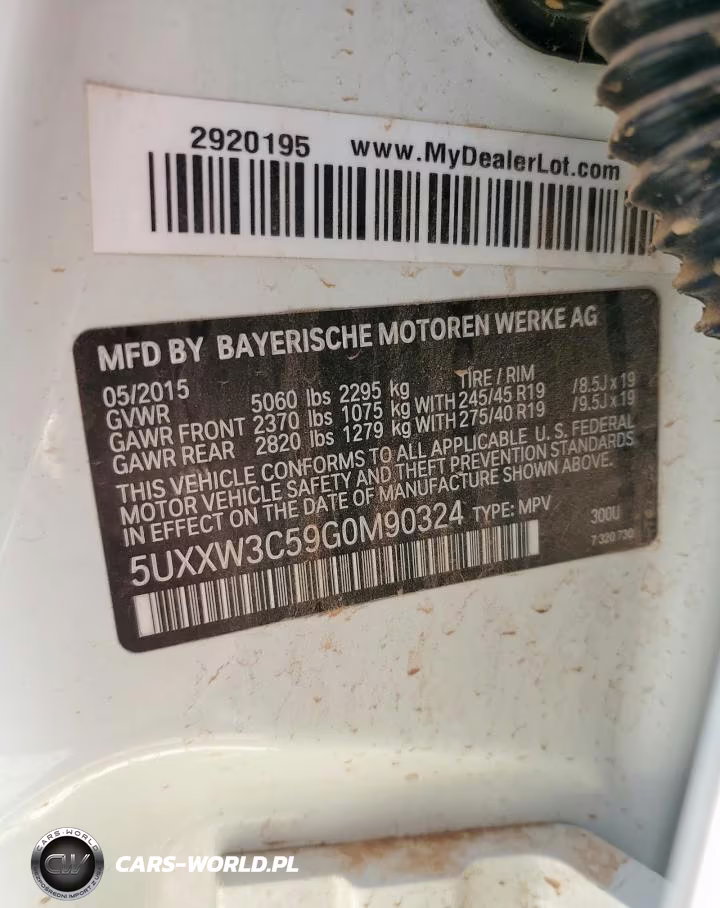 2016 BMW X4 xDrive28I VIN:5UXXW3C59G0M90324 - 13