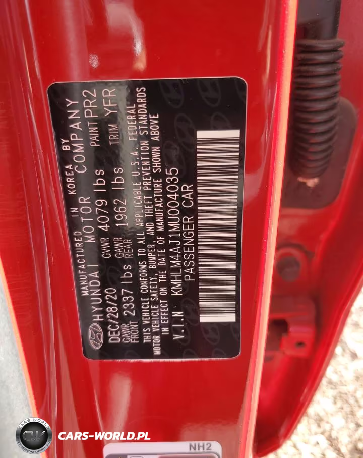 2021 Hyundai Elantra Blue VIN:KMHLM4AJ1MU004035 - 13