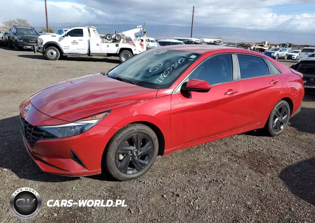 2021 Hyundai Elantra Blue