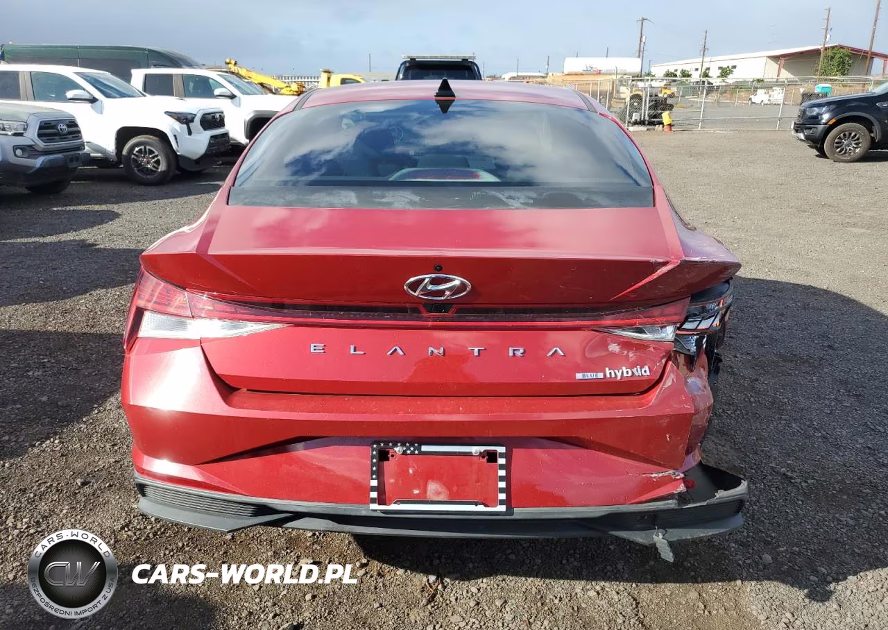 2021 Hyundai Elantra Blue VIN:KMHLM4AJ1MU004035 - 6