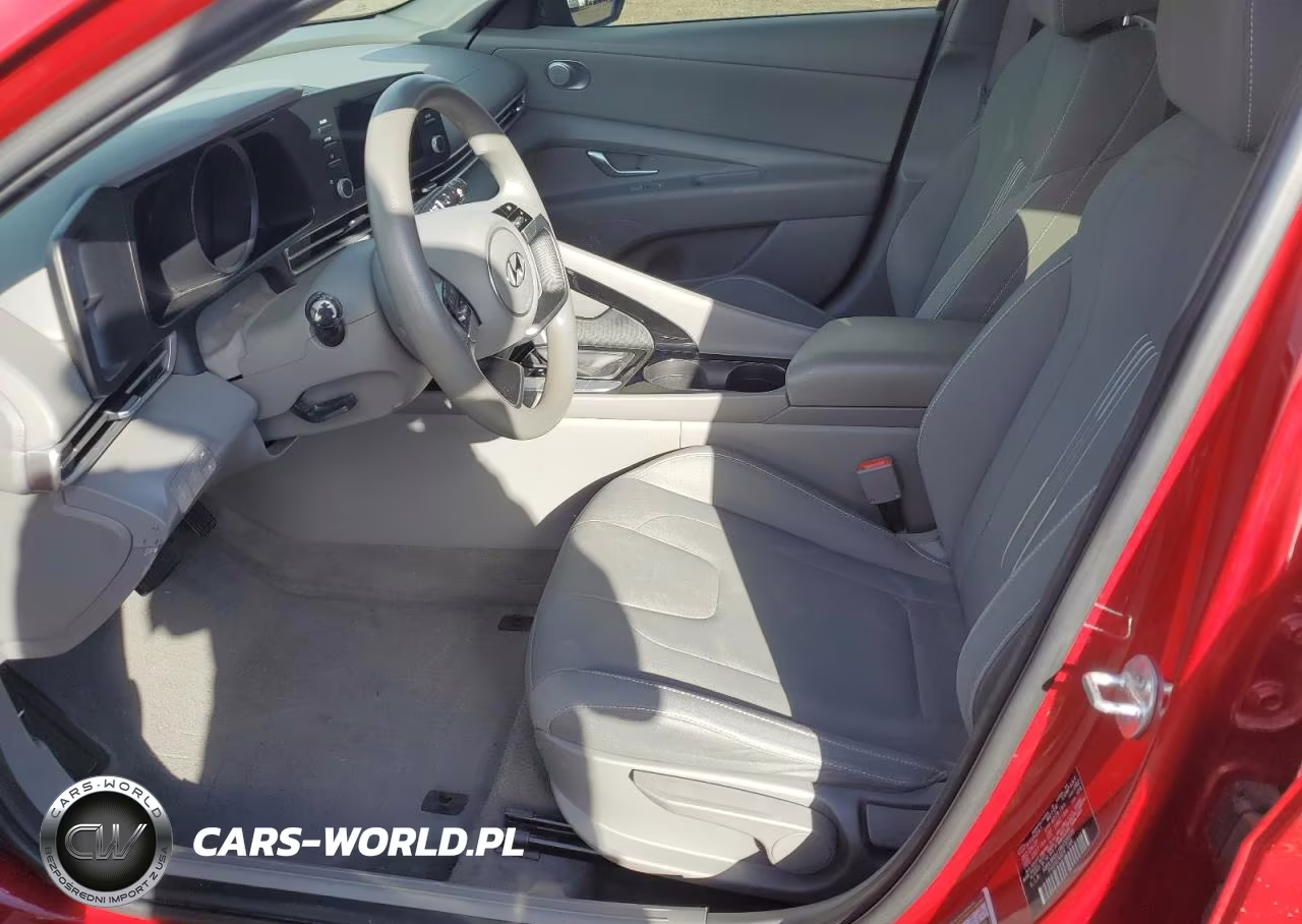 2021 Hyundai Elantra Blue VIN:KMHLM4AJ1MU004035 - 7