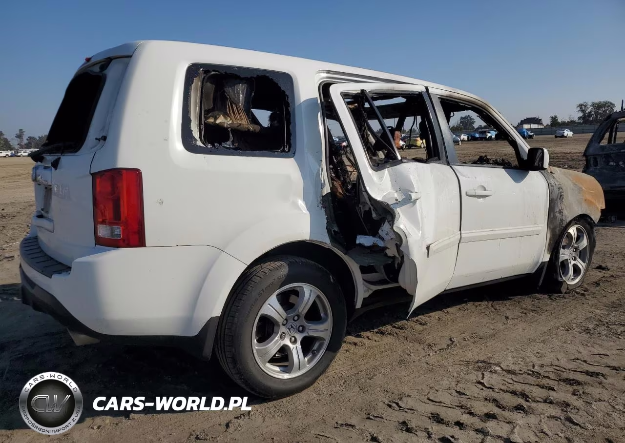 2013 Honda Pilot Exl VIN:5FNYF3H56DB008808 - 3