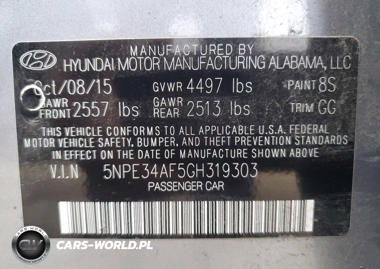 2016 Hyundai Sonata Limited VIN:5NPE34AF5GH319303 - 13