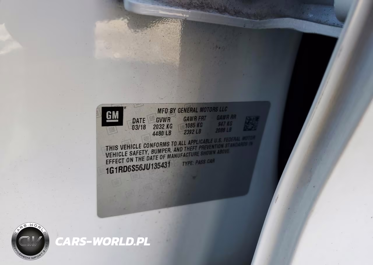 2018 Chevrolet Volt Premier VIN:1G1RD6S56JU135431 - 12