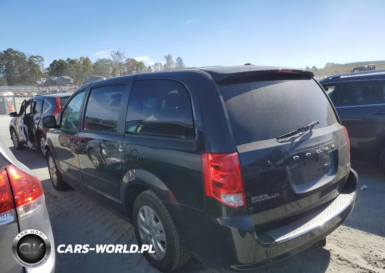 2017 Dodge Grand Caravan Se VIN:2C4RDGBG6HR780358 - 2