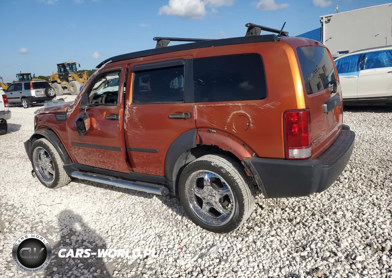 2007 Dodge Nitro Sxt VIN:1D8GT28K67W595730 - 2
