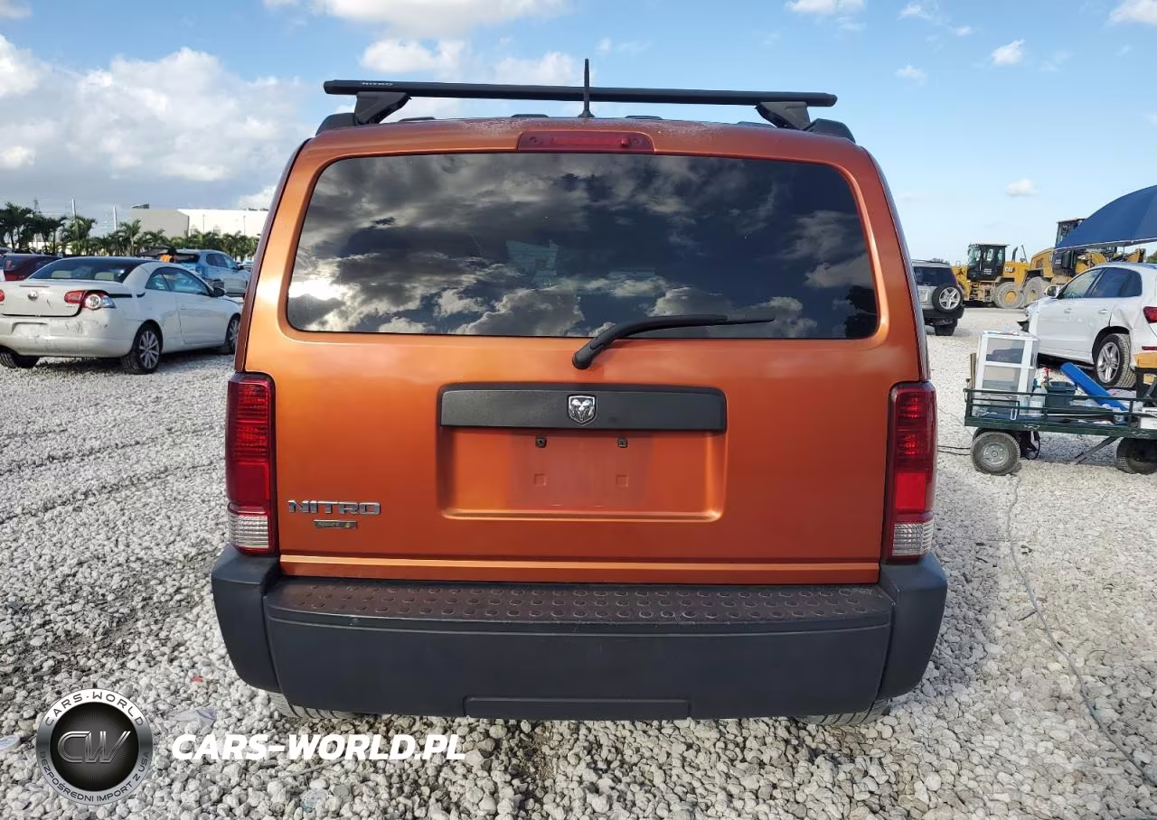 2007 Dodge Nitro Sxt VIN:1D8GT28K67W595730 - 6