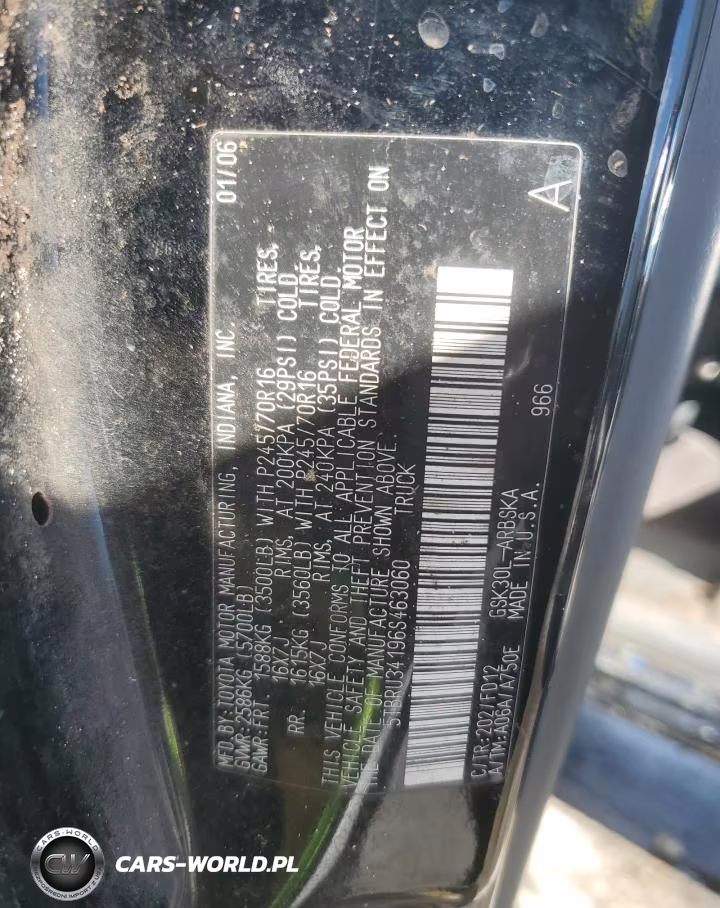2006 Toyota Tundra Access Cab Sr5 VIN:5TBRU34196S463060 - 13