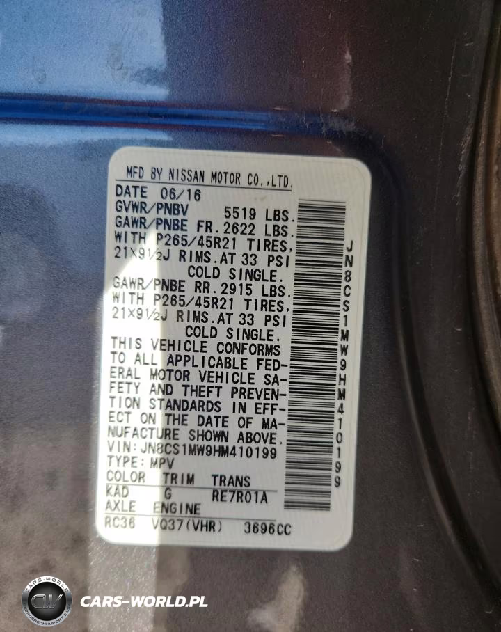2017 Infiniti Qx70 VIN:JN8CS1MW9HM410199 - 13
