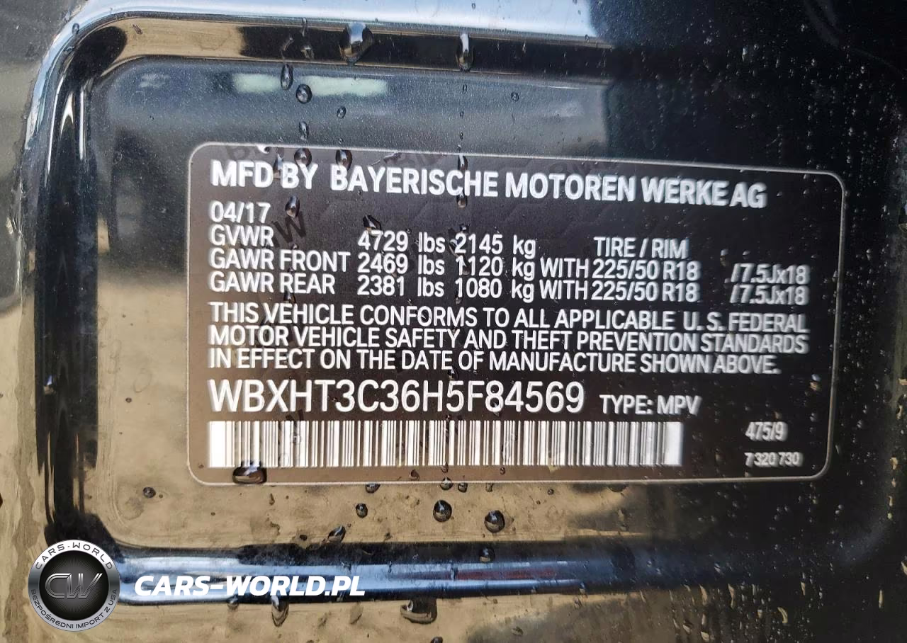 2017 BMW X1 xDrive28I VIN:WBXHT3C36H5F84569 - 13