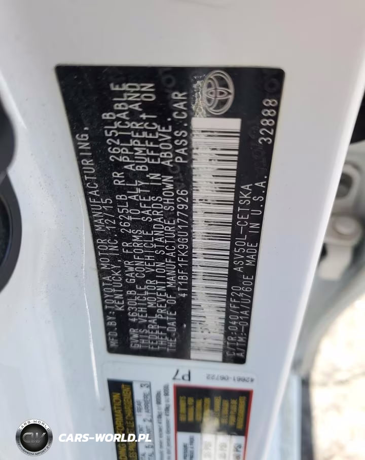 2016 Toyota Camry Le VIN:4T1BF1FK9GU177926 - 12