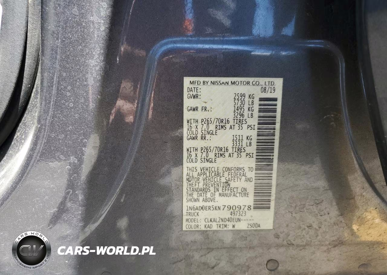 2019 Nissan Frontier S VIN:1N6AD0ER5KN790978 - 24