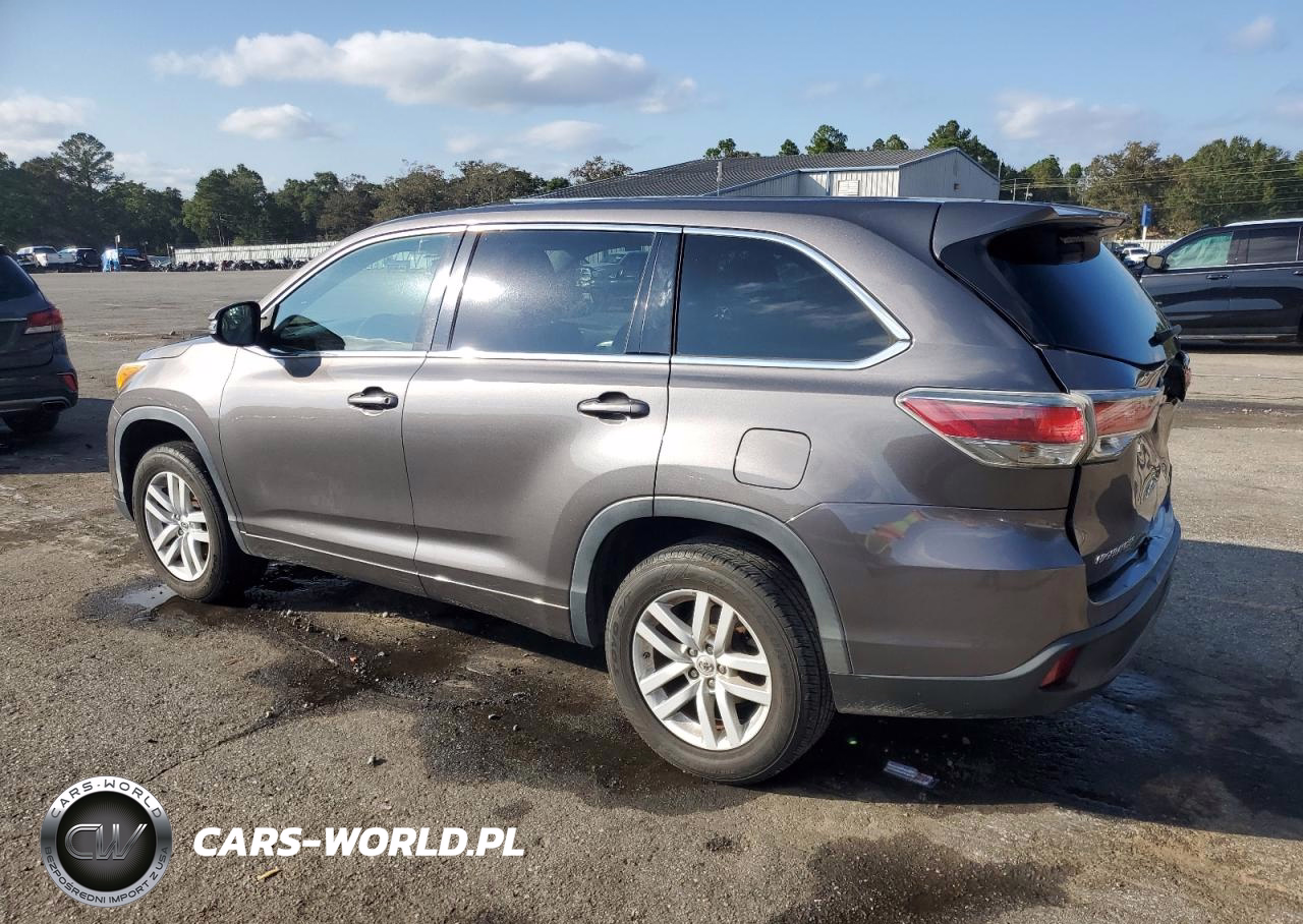 2015 Toyota Highlander Le VIN:5TDZKRFH1FS067148 - 2