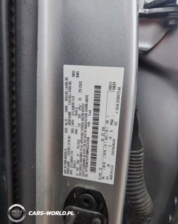 2021 Ford F150 Supercrew VIN:1FTEW1CP3MKE23359 - 12
